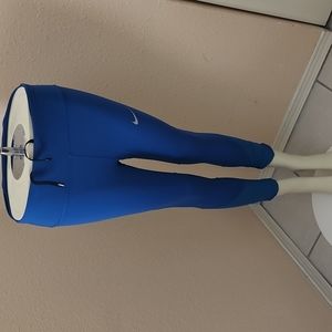 Nike dri fit blue leggings